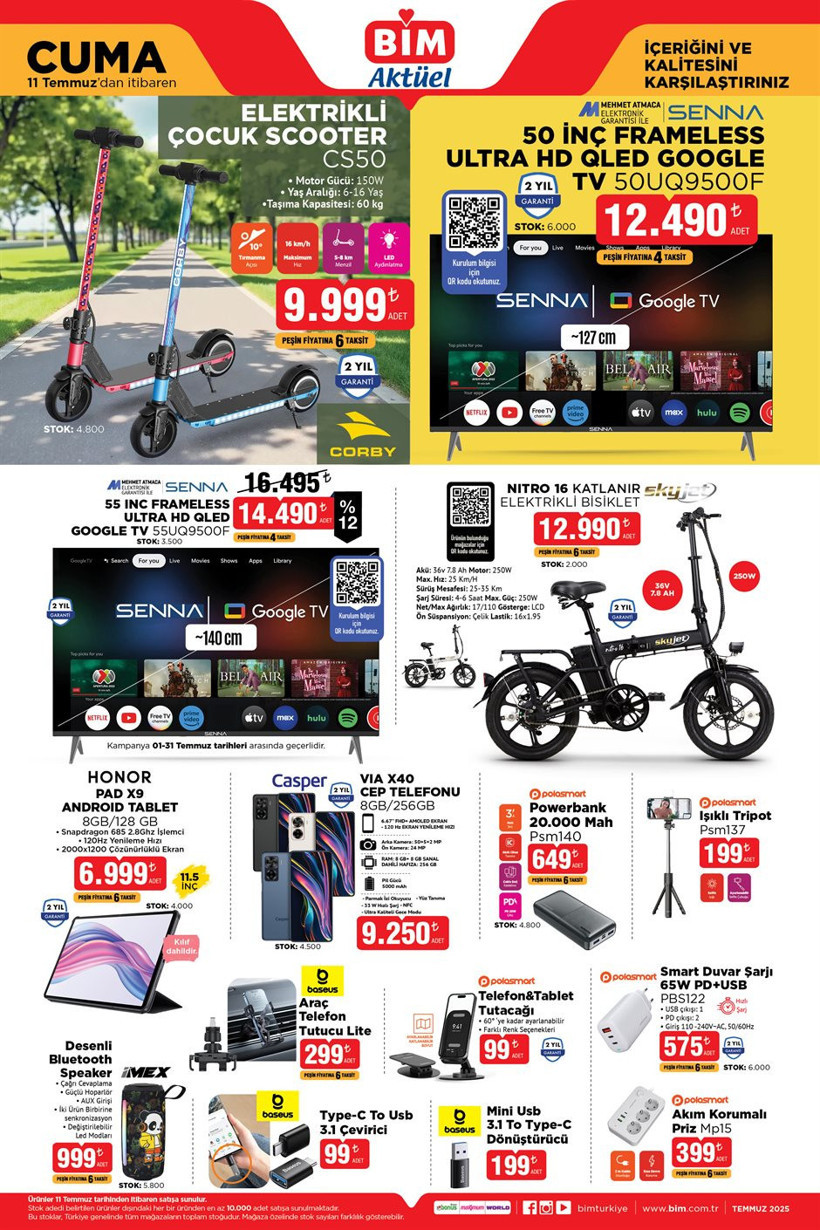 BİM 11 Temmuz Cuma Kahvaltı Seti, Televizyon, Klima Satışa Çıktı! BİM'de Bu Cuma Ankastre Set Geldi - Resim : 1