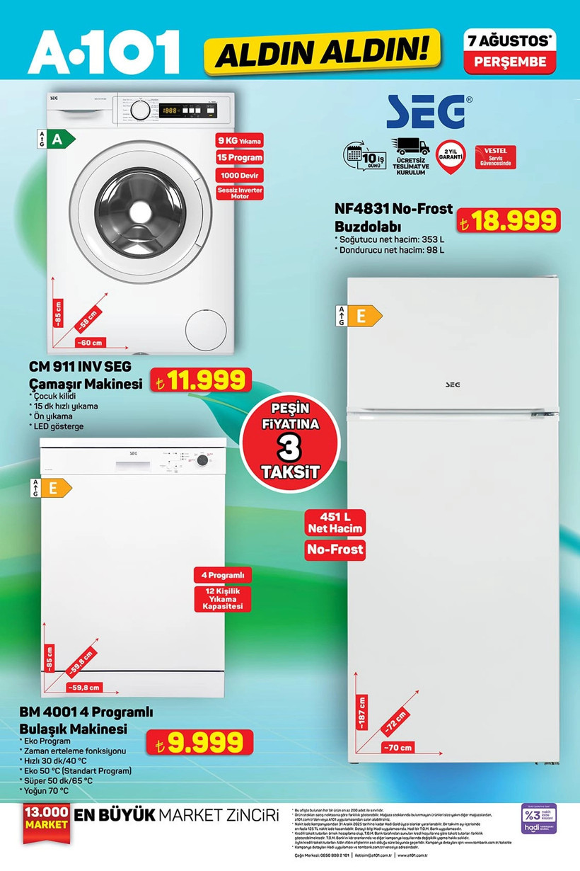 A101 AKTÜEL 7 AĞUSTOS 2025 : A101'de Bu Perşembe Elektrikli Bisiklet, Oto Ürünleri, Güneşlik Var - Resim : 4