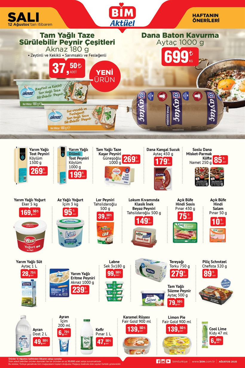 BİM Aktüel Ürünler 12-15 Ağustos Kataloğu 2025 Stanley Termos, Drone, Dijital Cam Baskül Geliyor - Resim : 2