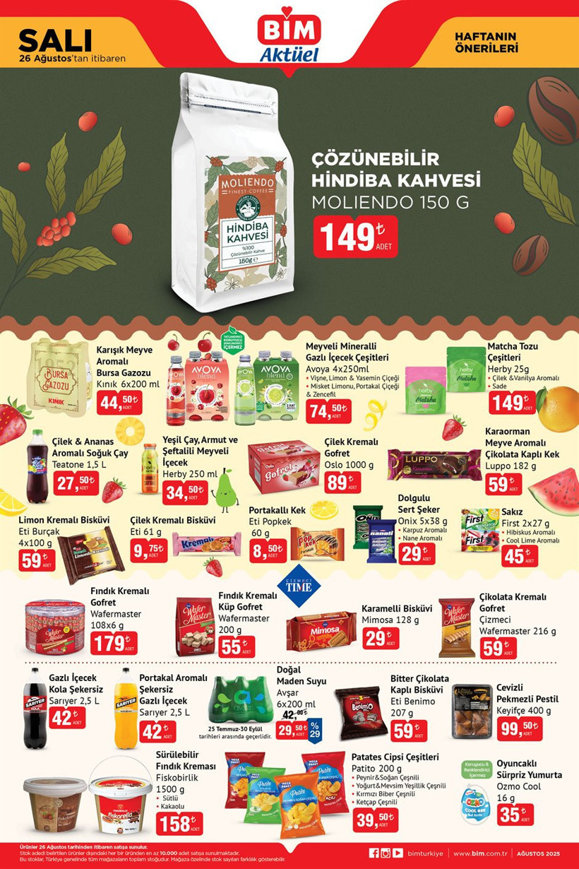 26 Ağustos BİM Kataloğu 2025 Bu Salı Karanlıkta Parlayan Oje, Saç Kremi, Parfüm Çeşitleri Geliyor - Resim : 1