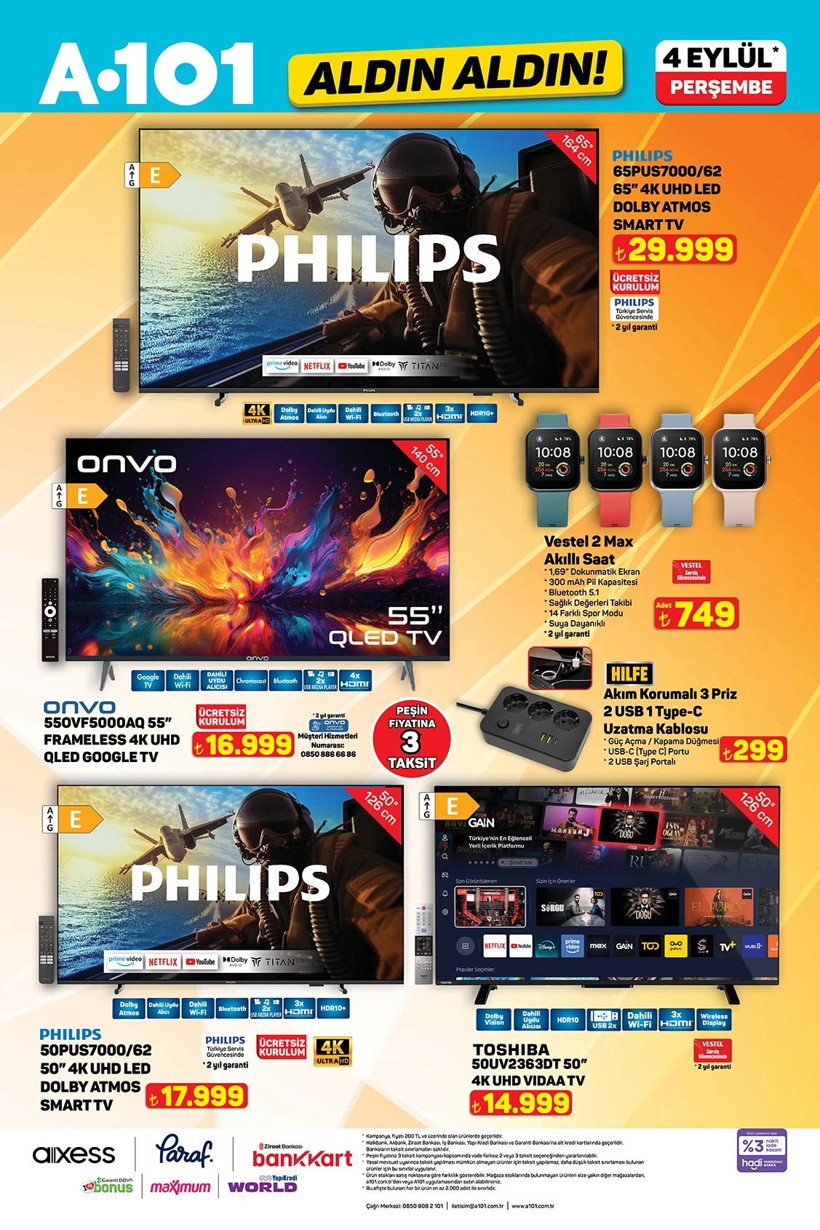 04 EYLÜL PERŞEMBE A101 AKTÜEL ÜRÜNLER KATALOĞU Singer Dikiş Makinesi, Volta Araba Geldi - Resim : 6