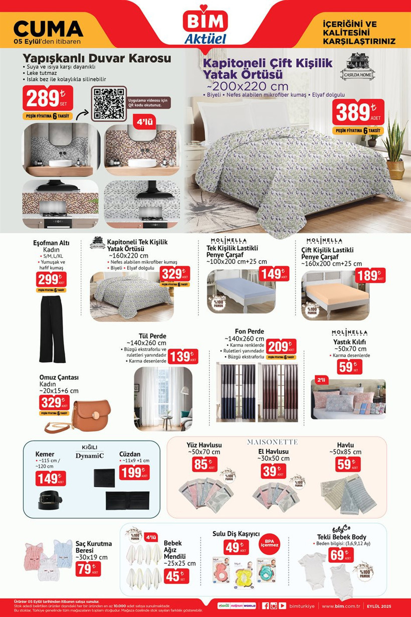 5 EYLÜL BİM AKTÜEL ÜRÜNLER KATALOĞU | BİM'de Bu Cuma Halı Koltuk Yıkama Makinesi, WAG Maşa.. - Resim : 5