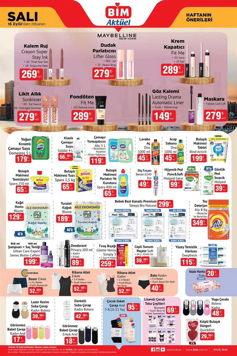 BİM 16-19 Eylül Aktüel Ürünler Kataloğu 2025 Para Sayma Makinesi Geliyor - Resim : 2