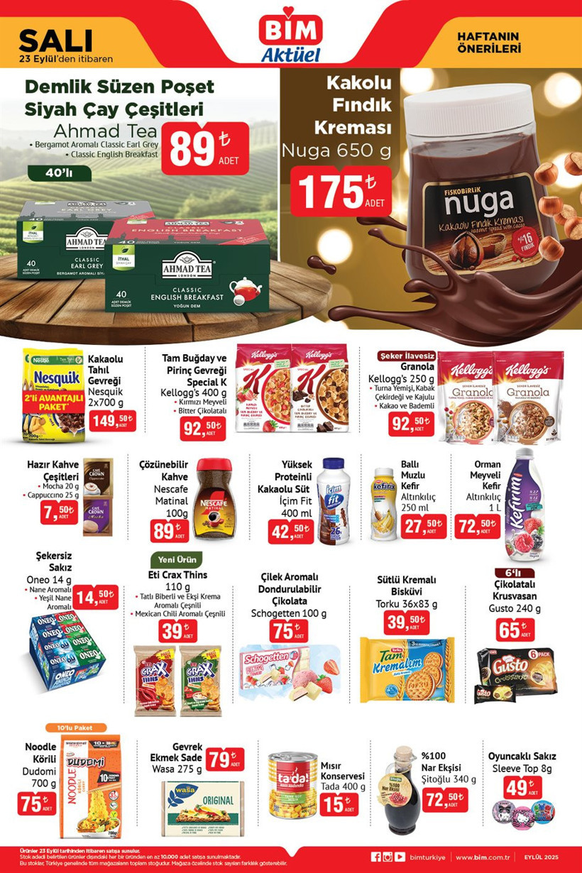 BİM 23-26 Eylül Aktüel Kataloğu 2025 Turbo Cam Ankastre Set, Kahve Makinesi, Yüz Masaj Aleti Geliyor - Resim : 2