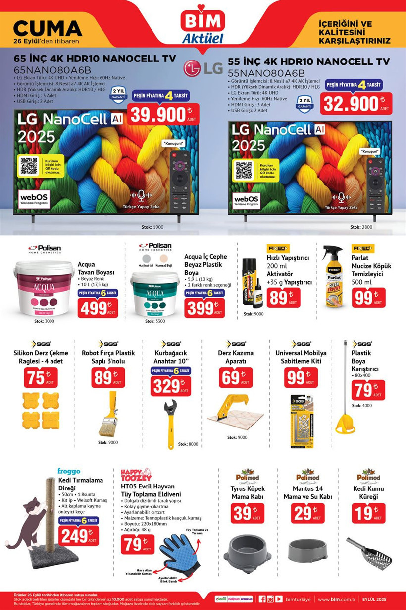 BİM 23-26 Eylül Aktüel Kataloğu 2025 Turbo Cam Ankastre Set, Kahve Makinesi, Yüz Masaj Aleti Geliyor - Resim : 5