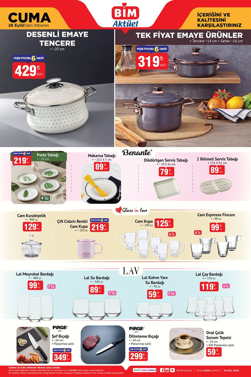BİM 23-26 Eylül Aktüel Kataloğu 2025 Turbo Cam Ankastre Set, Kahve Makinesi, Yüz Masaj Aleti Geliyor - Resim : 7