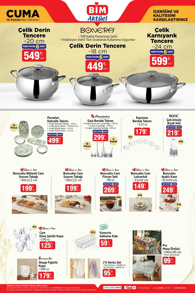BİM Aktüel 14 Kasım 2025 Kataloğu Barbie Bebek, Minecarft Figür, Rattan Koltuk, Mini Buzdolabı Geldi - Resim : 2