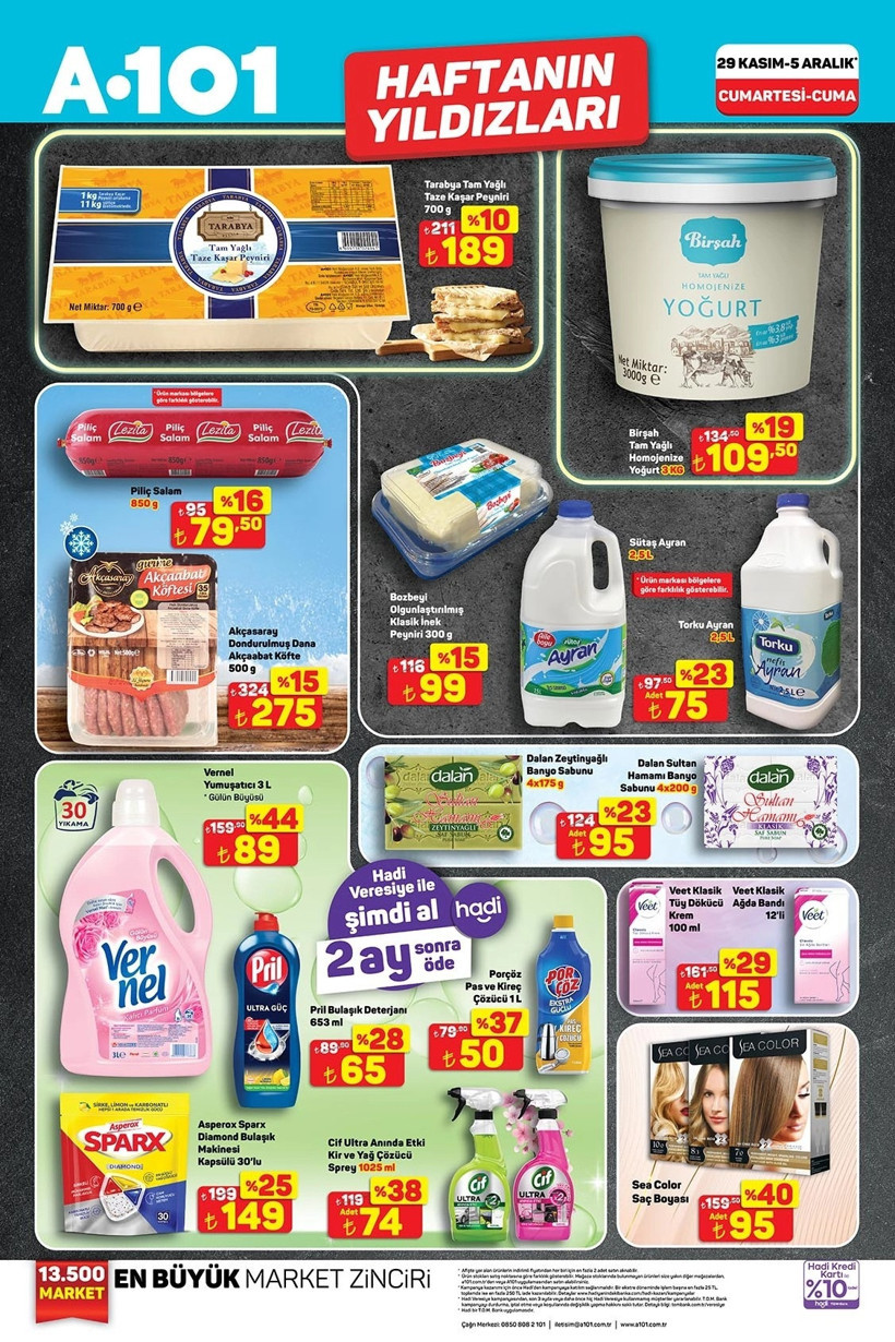 A101 29 KASIM - 5 ARALIK 2025 KATALOĞU Haftanın Yıldızları Ariel Kapsül Çamaşır Deterjanı Geldi - Resim : 1