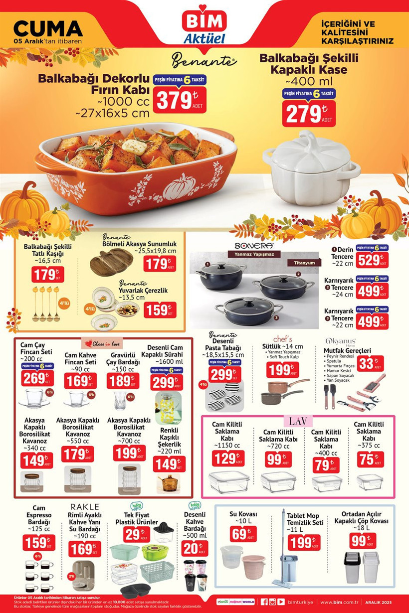 BİM 2-5 ARALIK 2025 AKTÜEL ÜRÜNLER Ayakkabılık, Güzellik Masası, Balkabağı Ürünleri Geliyor - Resim : 5