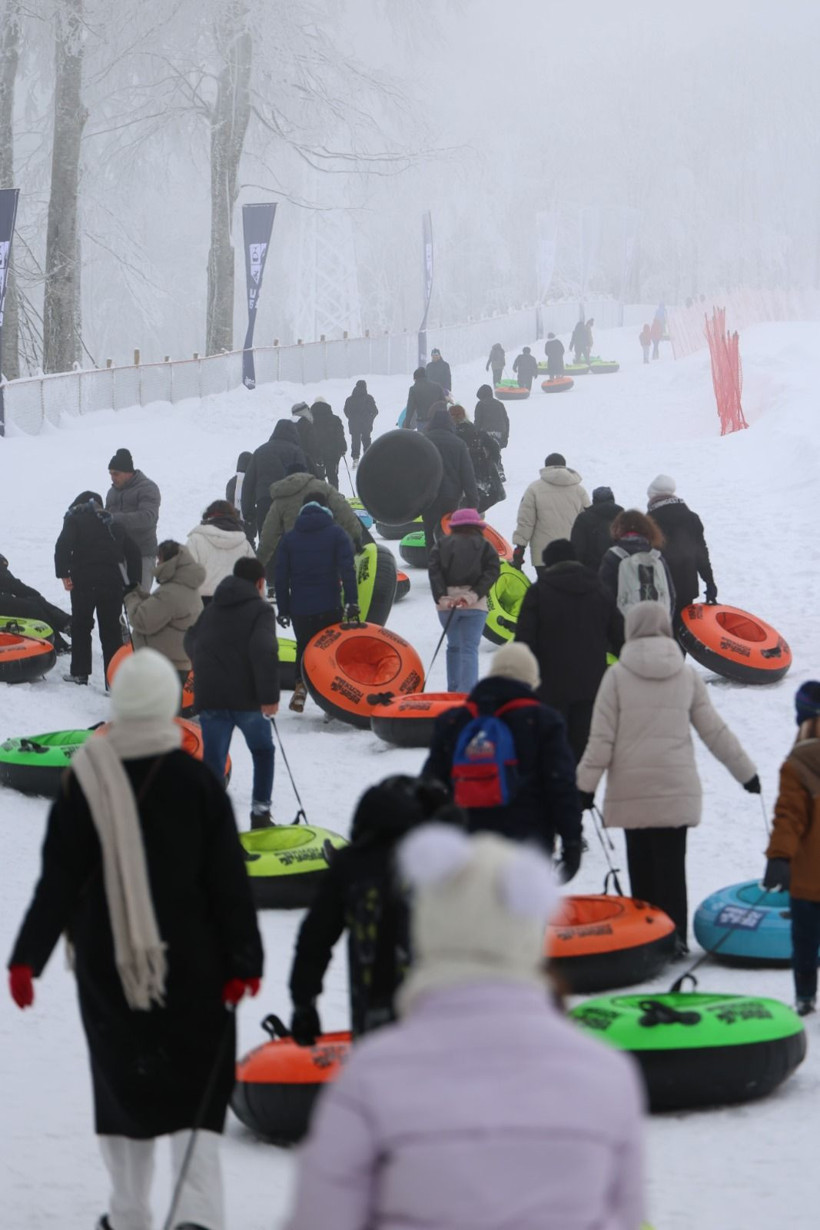 Yarıyıl tatilinin favori rotası oldu; Kuzuyayla’da kar keyfi! - Resim: 8