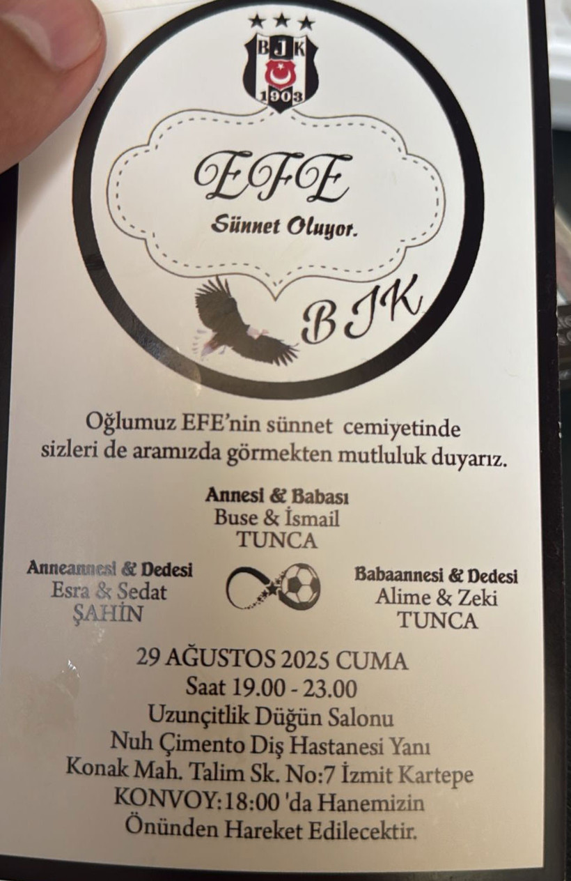 İsmail Tunca’nın oğlu sünnet olacak - Resim : 1