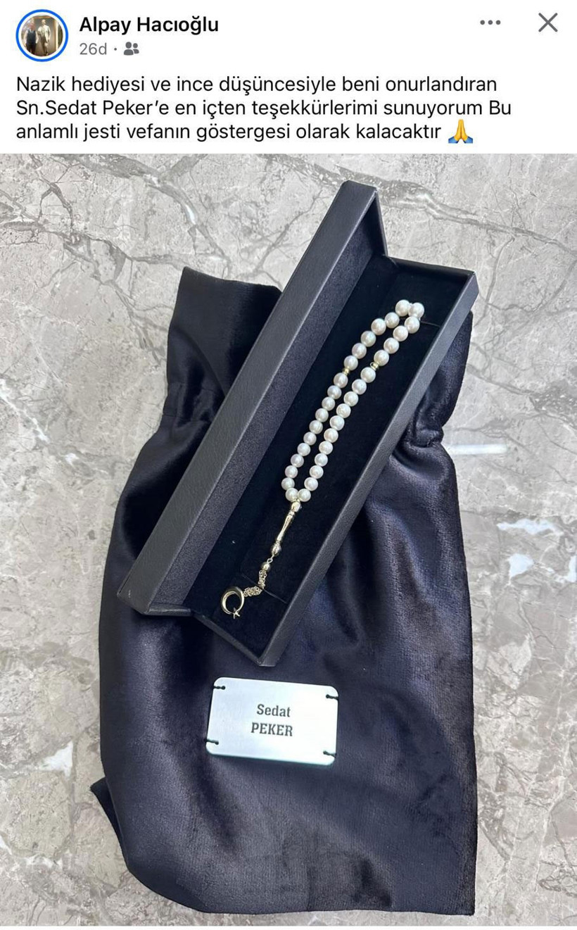 Sedat Peker, Kocaeli’de kime tesbih gönderdi? - Resim : 1