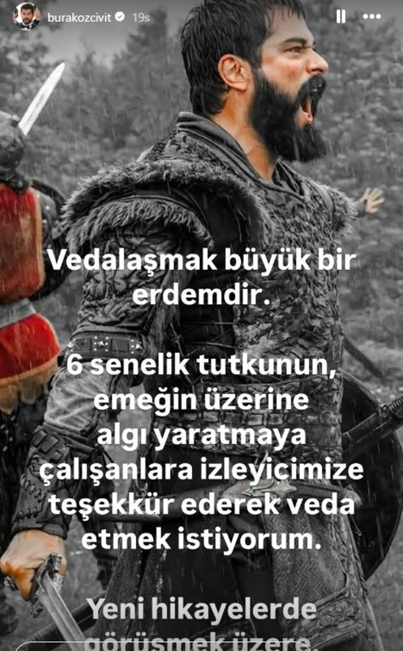 Burak Özçivit Ayrılığı Resmen Duyurdu! Burak Özçivit Kuruluş Osman'dan Neden Ayrıldı? - Resim : 1