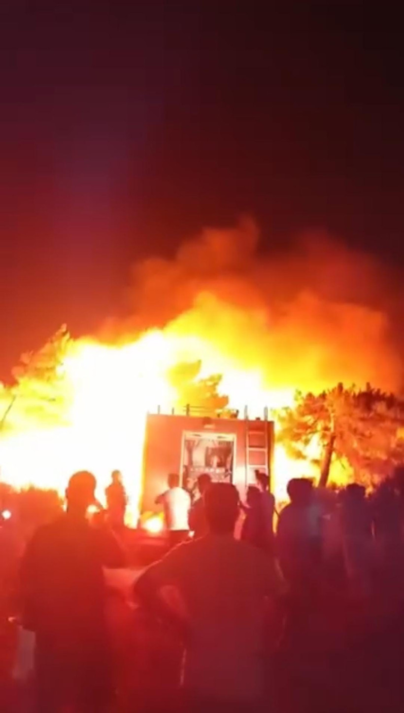 Hatay'da orman yangını! Ekipler seferber oldu - Resim : 1