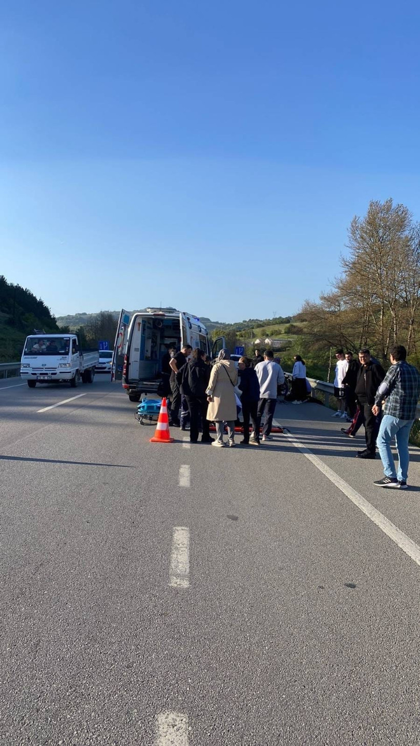 Bir anda kontrolünden çıktı... Can yakan motosiklet kazası! - Resim : 1