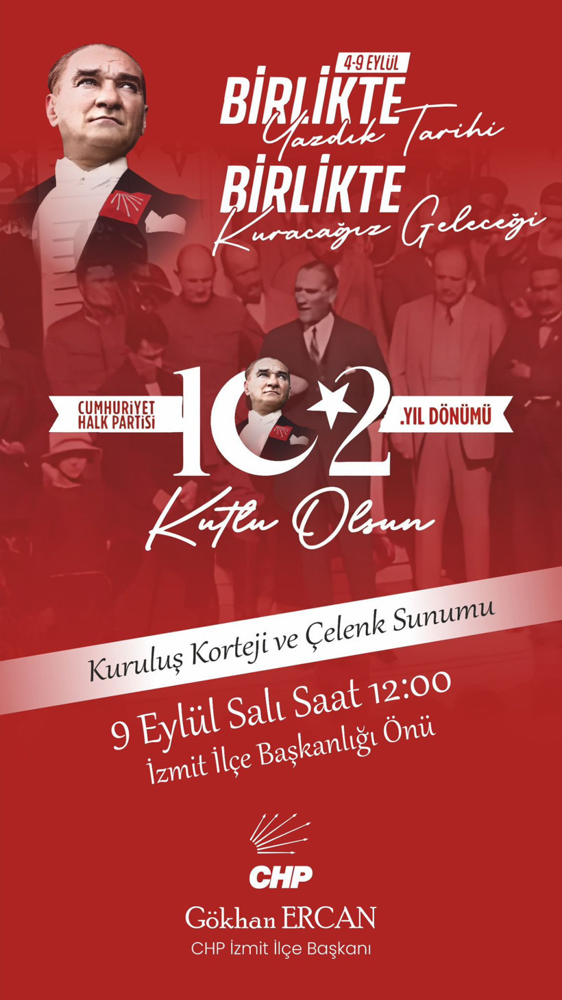 CHP İzmit'ten 9 Eylül çağrısı: Ya hep beraber, ya hiçbirimiz! - Resim : 2