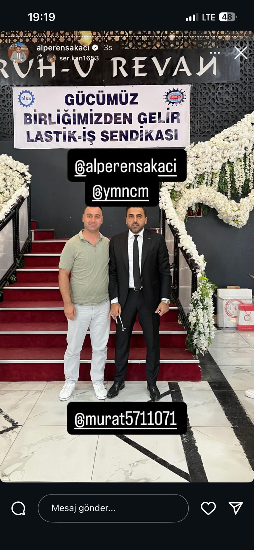 Lastik İşçisinden Alperen Şakacı’ya tam destek! - Resim : 8