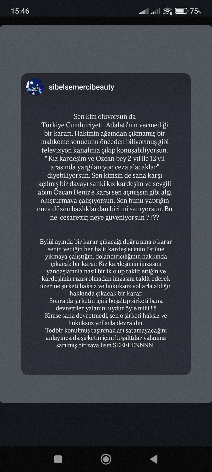 Özcan Deniz ve Ercan Deniz'in kavgasına kız kardeşi dahil oldu! - Resim : 4