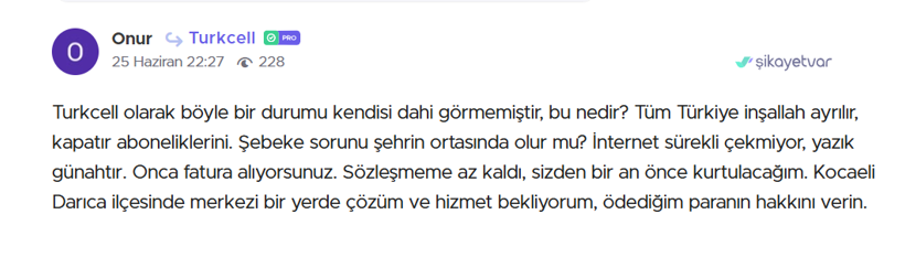 Kocaeli'de yaşayan bir vatandaş İnternet hızından şikayetçi: Ödediğim paranın hakkını verin - Resim : 1