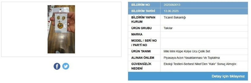 Bazı aksesuar ve çocuk giyim ürünlerinin satışı yasaklandı - Resim : 3