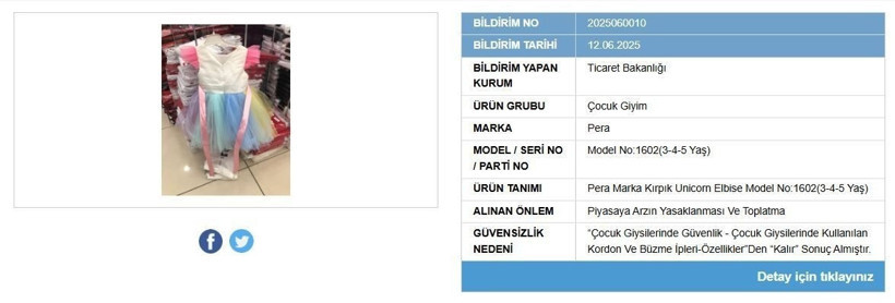 Bazı aksesuar ve çocuk giyim ürünlerinin satışı yasaklandı - Resim : 4