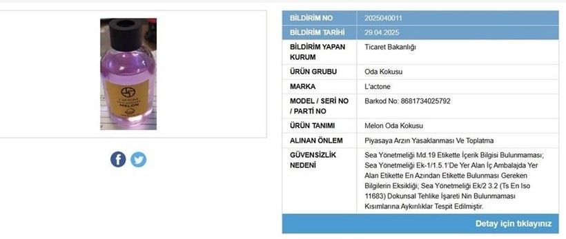 Bakanlık yasakladı… Oda kokusu "zehir" kokuyor! - Resim : 1