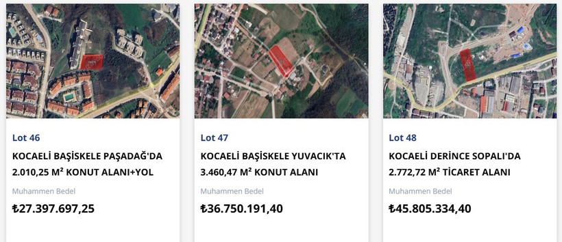 İşte o arsalar… TOKİ, Kocaeli’de milyonluk arsaları satıyor! - Resim : 8