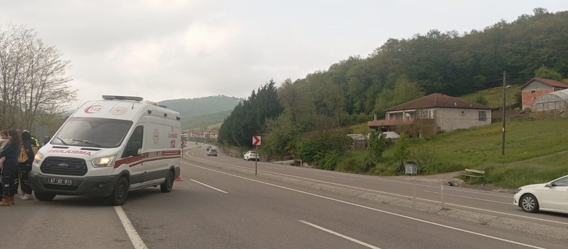 Otomobil tarlaya uçtu, dede ve iki torunu yaralandı! - Resim : 1
