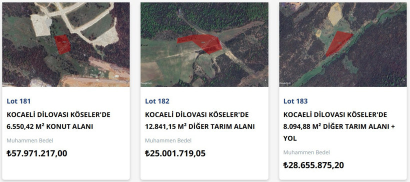 Kocaeli’de 350 milyonluk arsa satışı! - Resim : 1