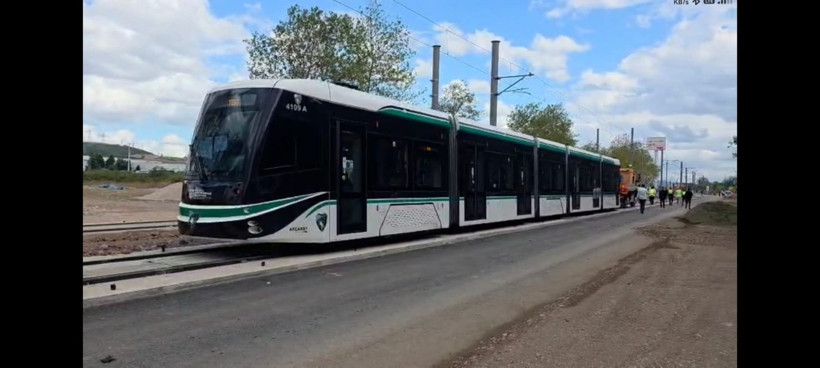 Stada gidecek tramvayda soğuk testler başladı - Resim : 3