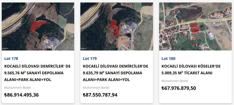 İşte o arsalar… TOKİ Kocaeli’de milyonluk arsaları satıyor! - Resim : 1