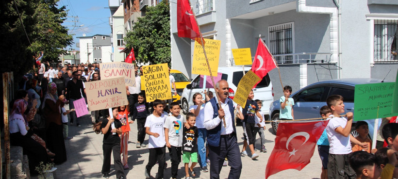 Kayapınar Mahallesi’nde sanayi tesisine tepki: “Sanayi değil, yaşam istiyoruz!” - Resim : 1
