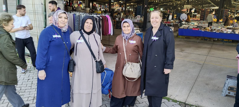 Anahtar Parti Kartepe'den anlamlı etkinlik: Kadının yanındayız, şiddetin karşısındayız! - Resim : 1
