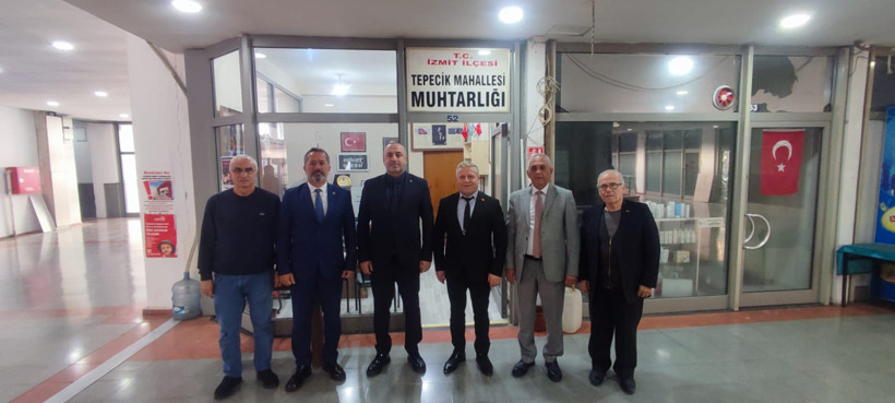 İstişare turu devam ediyor... MHP İzmit'ten muhtarlara ziyaret - Resim : 3