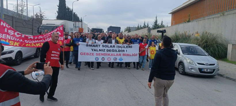 Gebze Sendikalar Birliği'den Smart Solar'a dayanışma ziyareti - Resim : 1