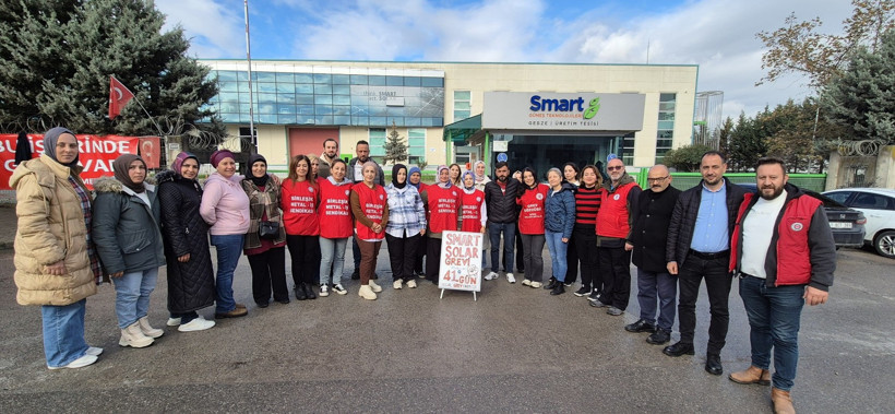 Smart Solar’da grev 41’inci gününde! İşçiler: Haklıyız kazanacağız - Resim : 2
