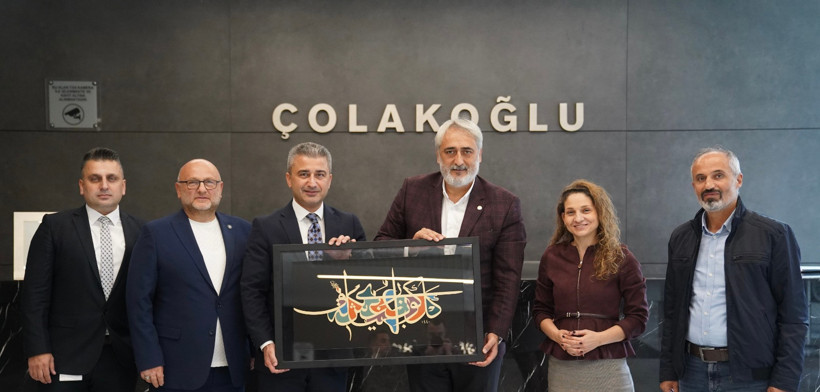 Murat Aydın ve ekibinden Çolakoğlu Metalurji’ye ziyaret - Resim : 1