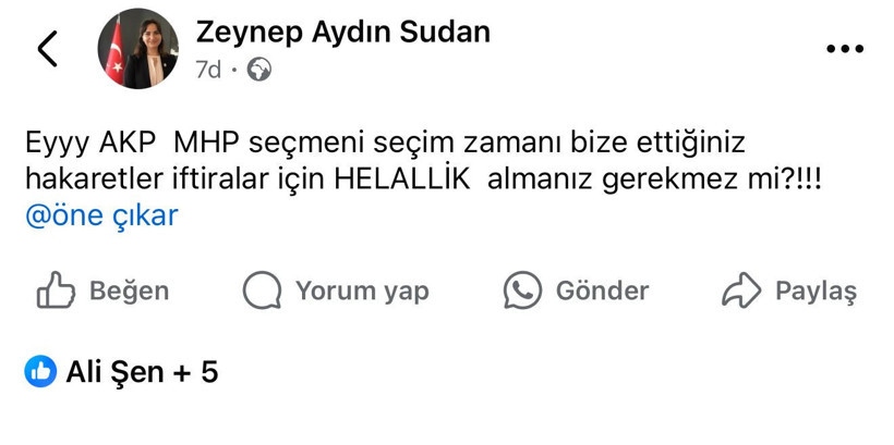 AK Parti ve MHP’ye tepki: Attığınız iftiralar için helallik almanız gerekmez mi? - Resim : 1