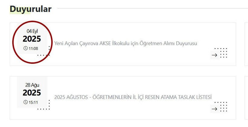 Milli Eğitim Müdürlüğü’nden bir garip duyuru; Başvurular dün başladı duyurusu bugün yapıldı! - Resim : 1
