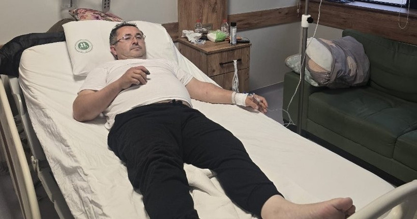 Yaralanan muhtarın işaret parmağı kesildi - Resim : 1