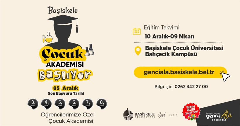 Başiskele Çocuk Akademisi kapılarını açıyor! Başvurular başladı - Resim : 1