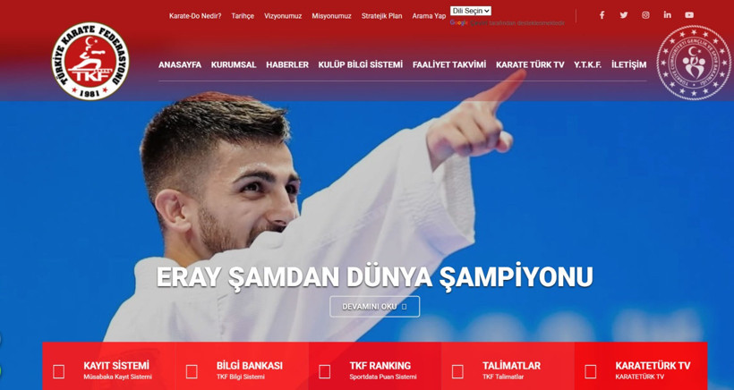 Türkiye Karate Federasyonu’nun kapağında Eray Şamdan var! - Resim : 1