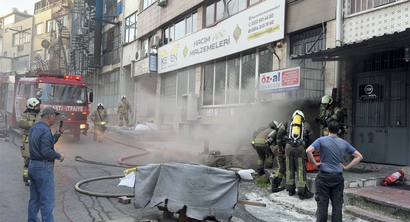 İplikçide korkutan yangın! - Resim : 2