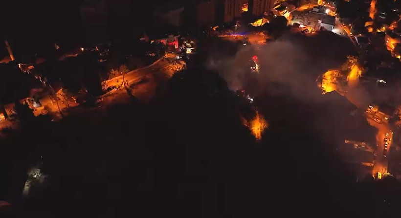 Kocaeli'de ormanlık alanda çıkan yangın paniğe sebep oldu! - Resim : 1