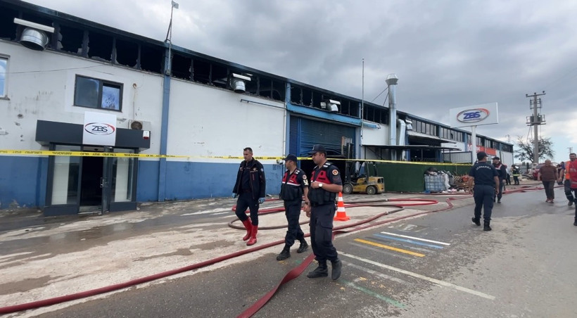 Kocaeli'de boya fabrikasında yangın! - Resim : 2