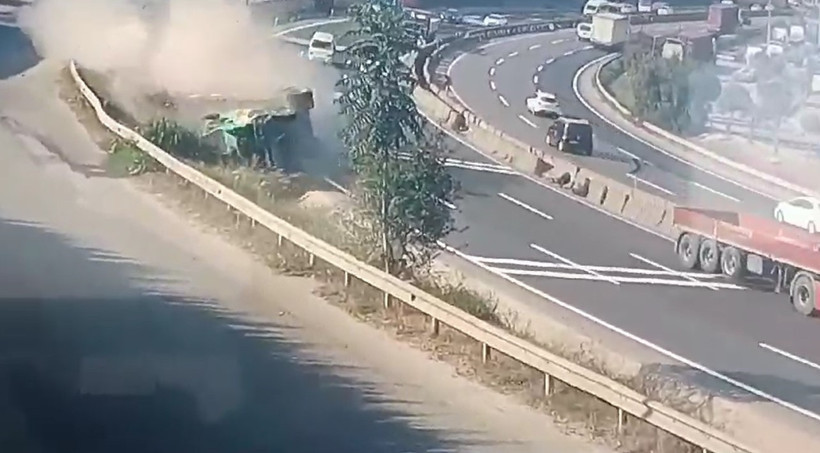 Adeta savaş alanı! Korkunç kazanın kamera görüntüleri ortaya çıktı - Resim : 2