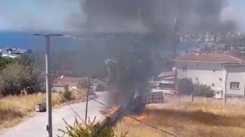 Kocaeli’de otluk alanda korkutan yangın - Resim: 3