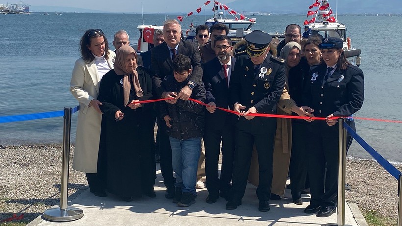 Kocaeli'de duygulandıran program: Şehidin ismi denizde, kızı görev başında olacak… - Resim : 1