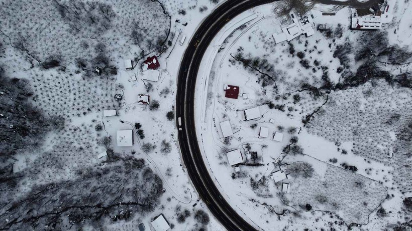 Bolu Dağı beyaza büründü - Resim : 1