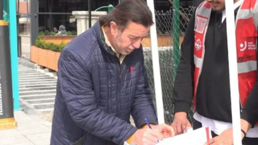 Eski Ülkü Ocakları Başkanından Ekrem İmamoğlu'na imza! - Resim: 1
